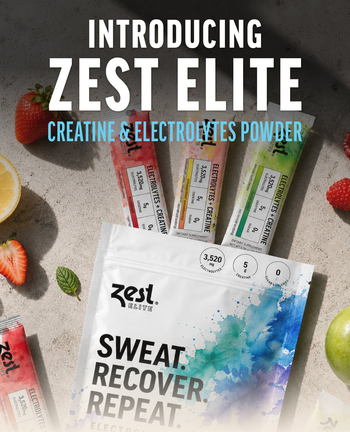 INTRODUCING ZEDST ELITE - CREATINE & ELECTROLYTES POWDER